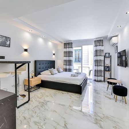 Large Studio - 50M Cannes Beach - Terrace Sea View Exterior foto